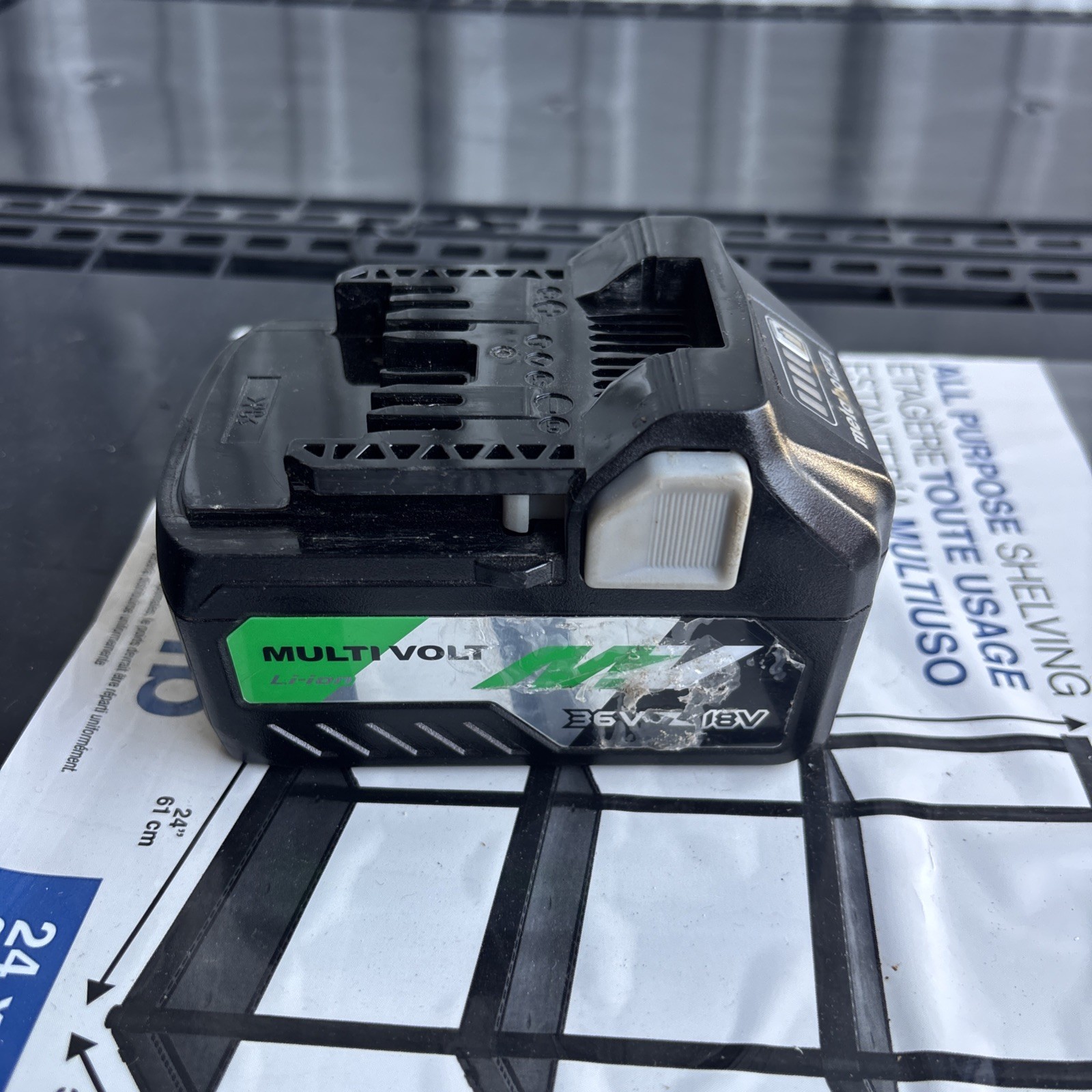 METABO HPT [BSL 36A18] MULTI-VOLT 36V / 18V 2.5AH LITHIUM ION BATTERY – Tested