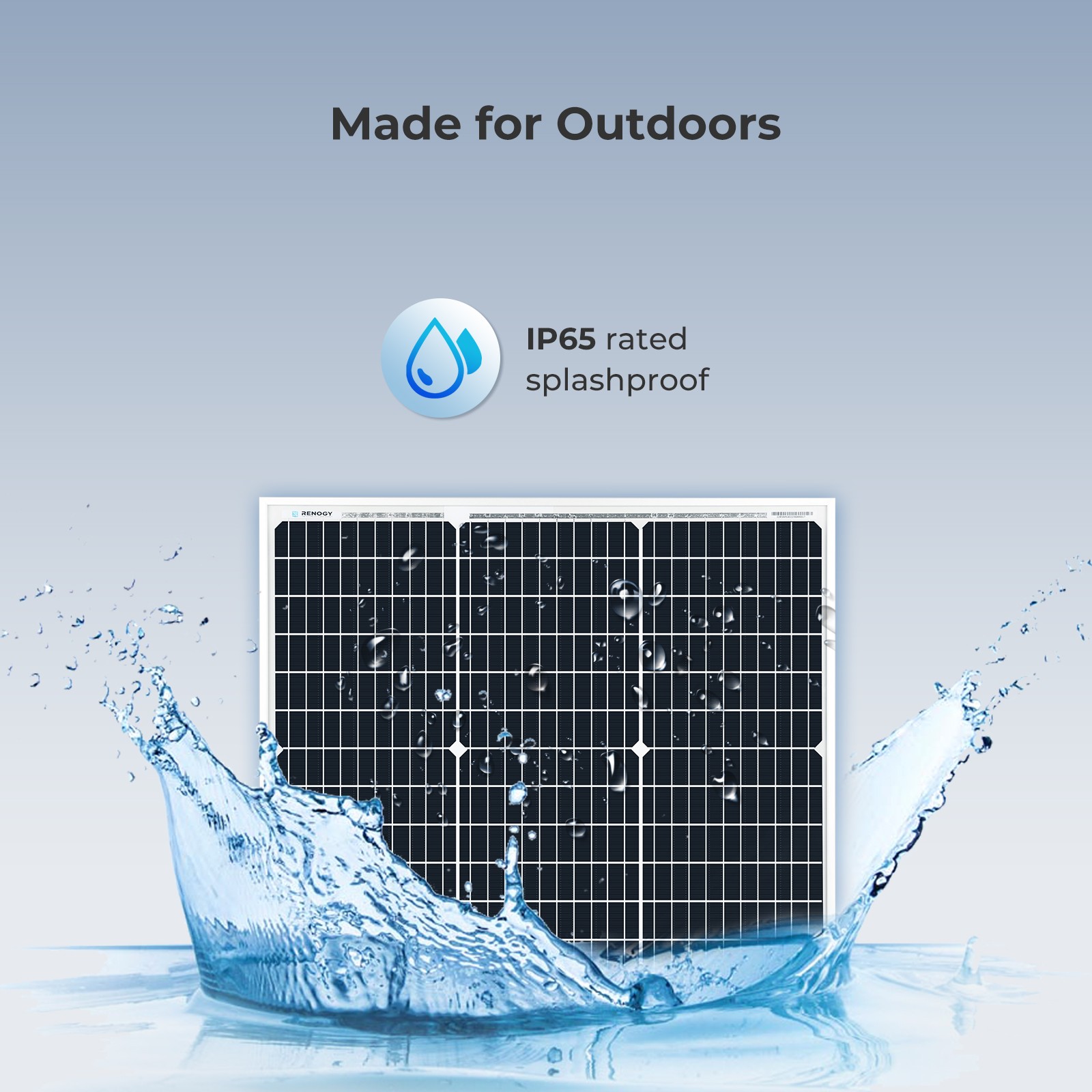 Renogy 50 Watt 12 Volt Monocrystalline Solar Panel for RV, Boat, Pool