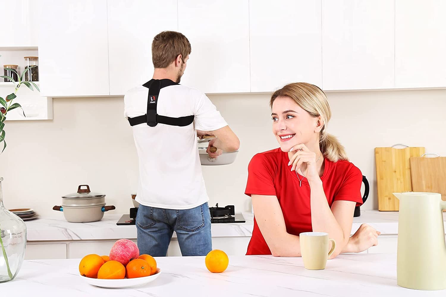 Posture Corrector for Men and Women, Comfortable Upper and Back Brace,…