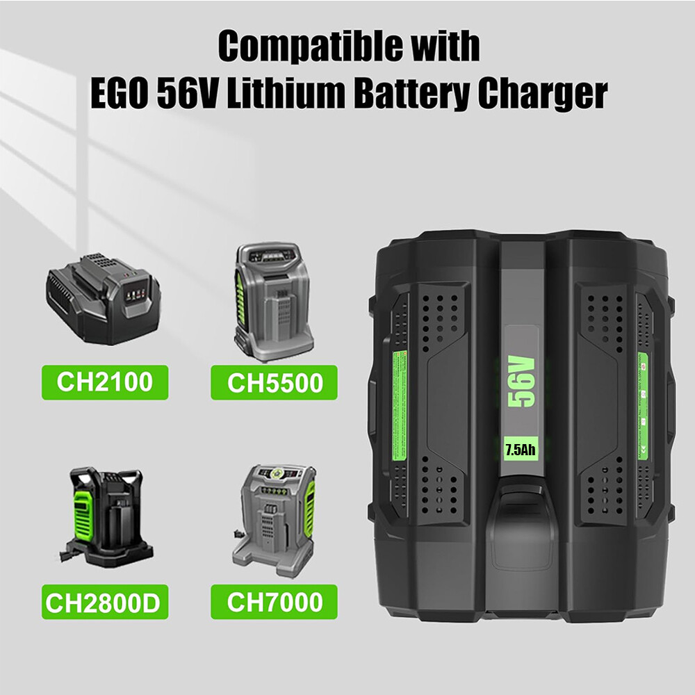 7500mAh 56V Lithium Battery For EGO BA2800 BA4200 Tool Lawn Mower Leaf Blower