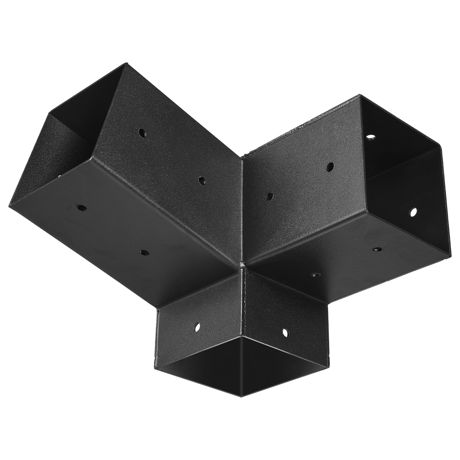 VEVOR 4×4 Inch Pergola Bracket Kit Inner 3.5×3.5 3-Way Slanted Brackets DIY Post