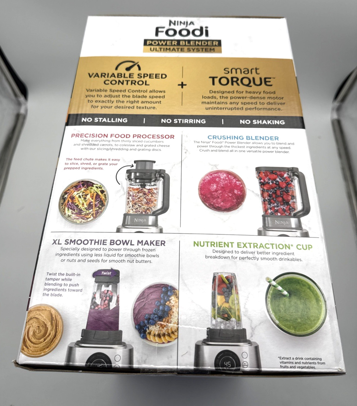 Ninja Foodi Power Blender Ultimate System with 72 oz SS401 (New Factory sealed)