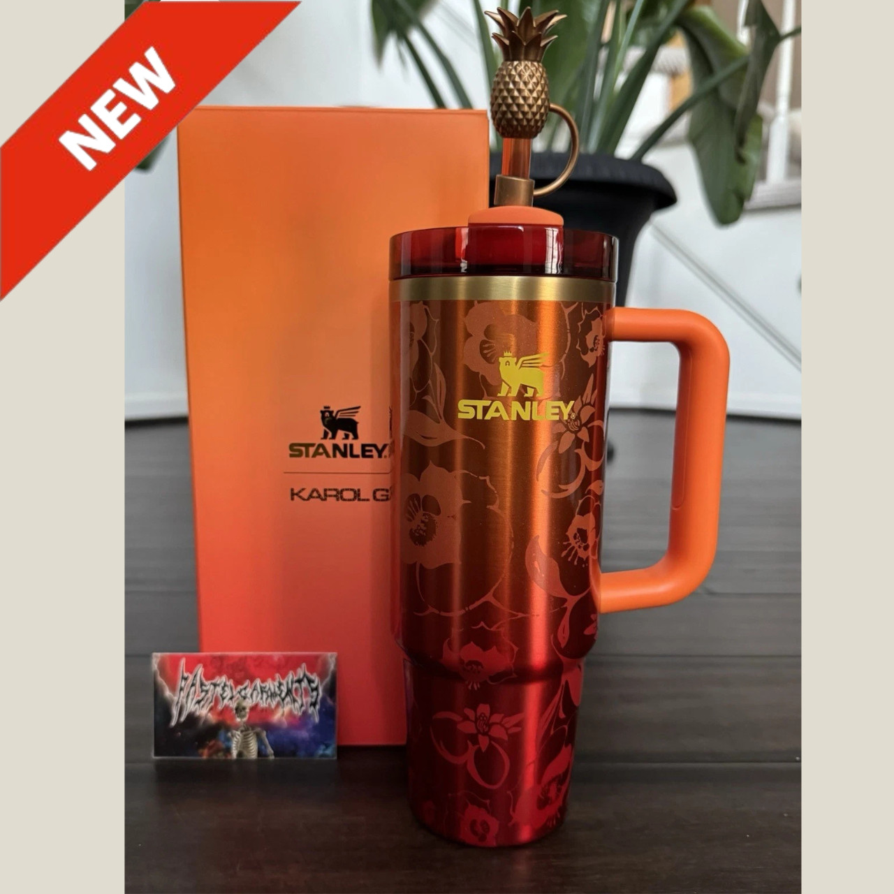 Stanley x KAROL G 40oz Quencher H2.0 FlowState Tumbler Cup Free Shiping-New