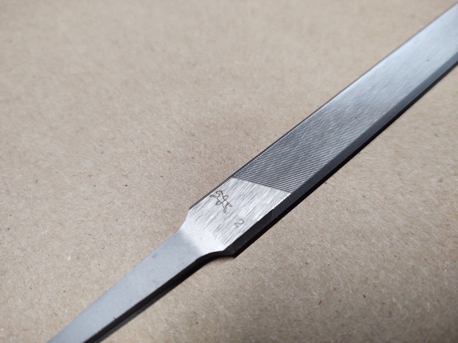 PFERD 7″ Double Bevel Flat Chisel Bit Square Chisel Chainsaw File & Handle