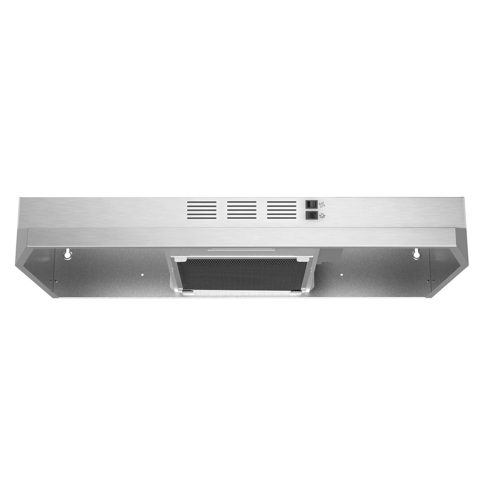 30in Kitchen Under Cabinet Range Hood 280CFM Convertible Stainless Steel LED New