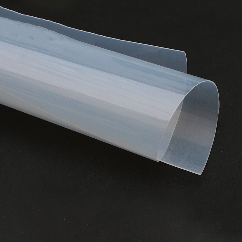 Silicone Rubber Sheet 0.1mm~3mm High Temperature Resistance Black/Clear/White