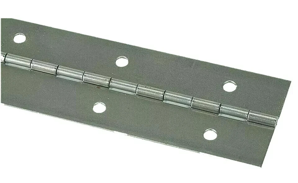 Stainless Steel Piano Hinge 3″ x 4 Feet Continuous Non-removable Pin (Leaf .06″)