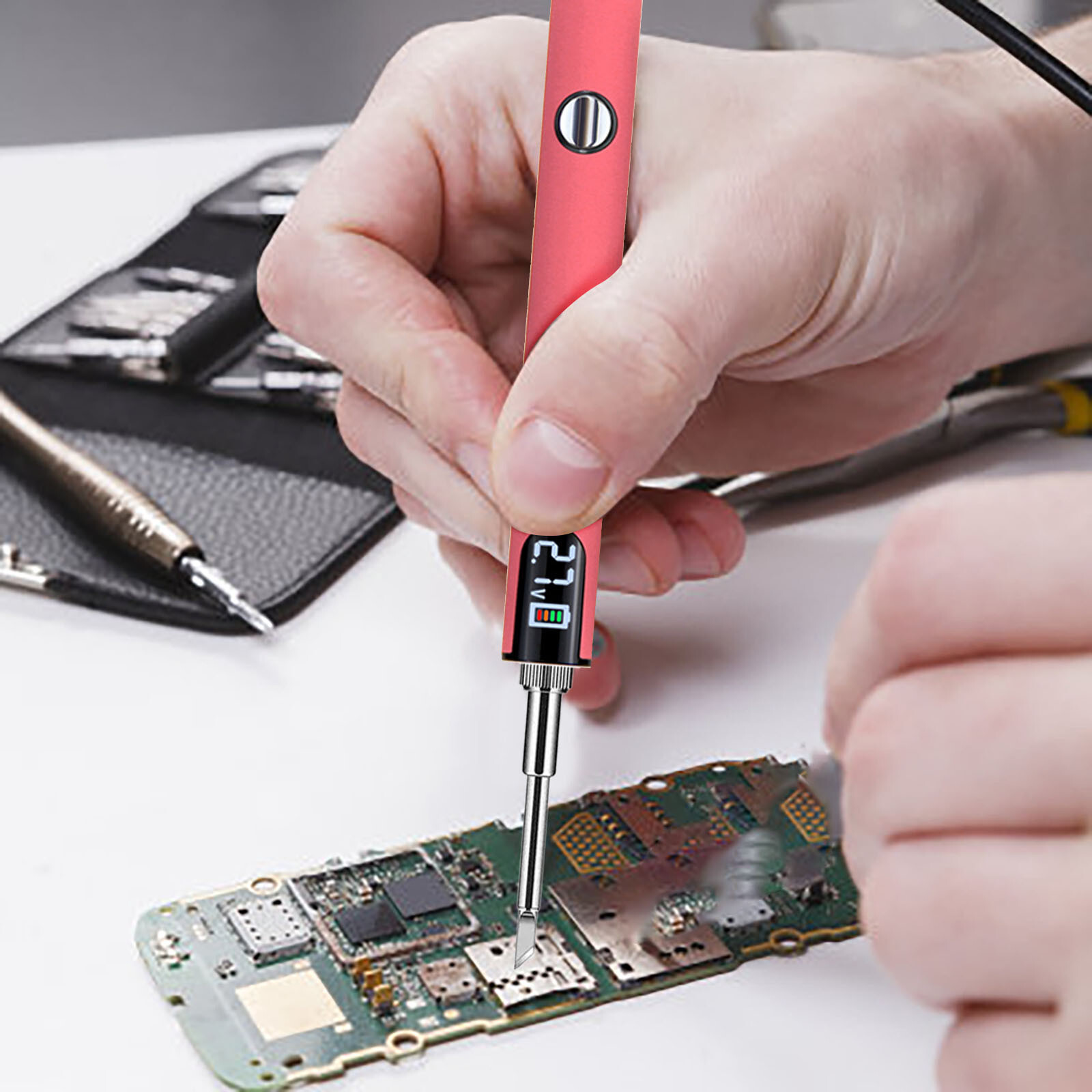 650mAh Welding Battery Pen Wireless Electric Soldering Tool USB Rechargeable