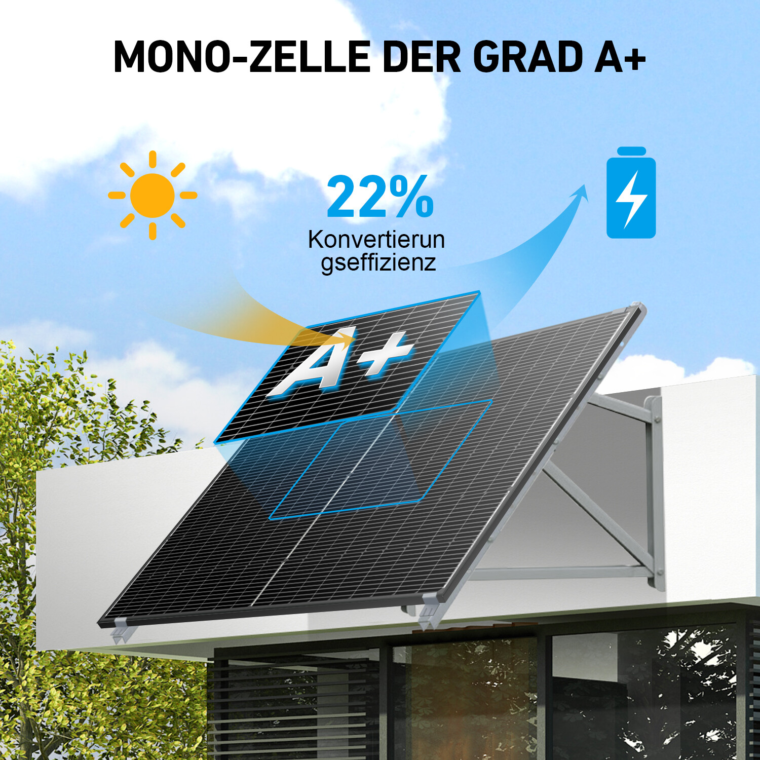 Dokio 400W-4000W N-type Mono Rigid Big High Power Solar Panel PV moudle for Roof