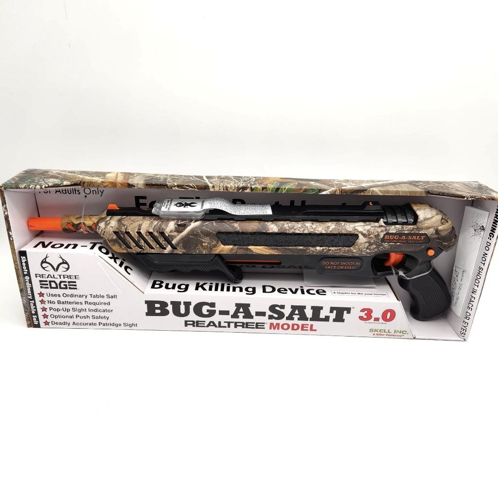 BUG-A-SALT Limited Edition Realtree Camo 3.0 – Insect Repellent Pest Gun