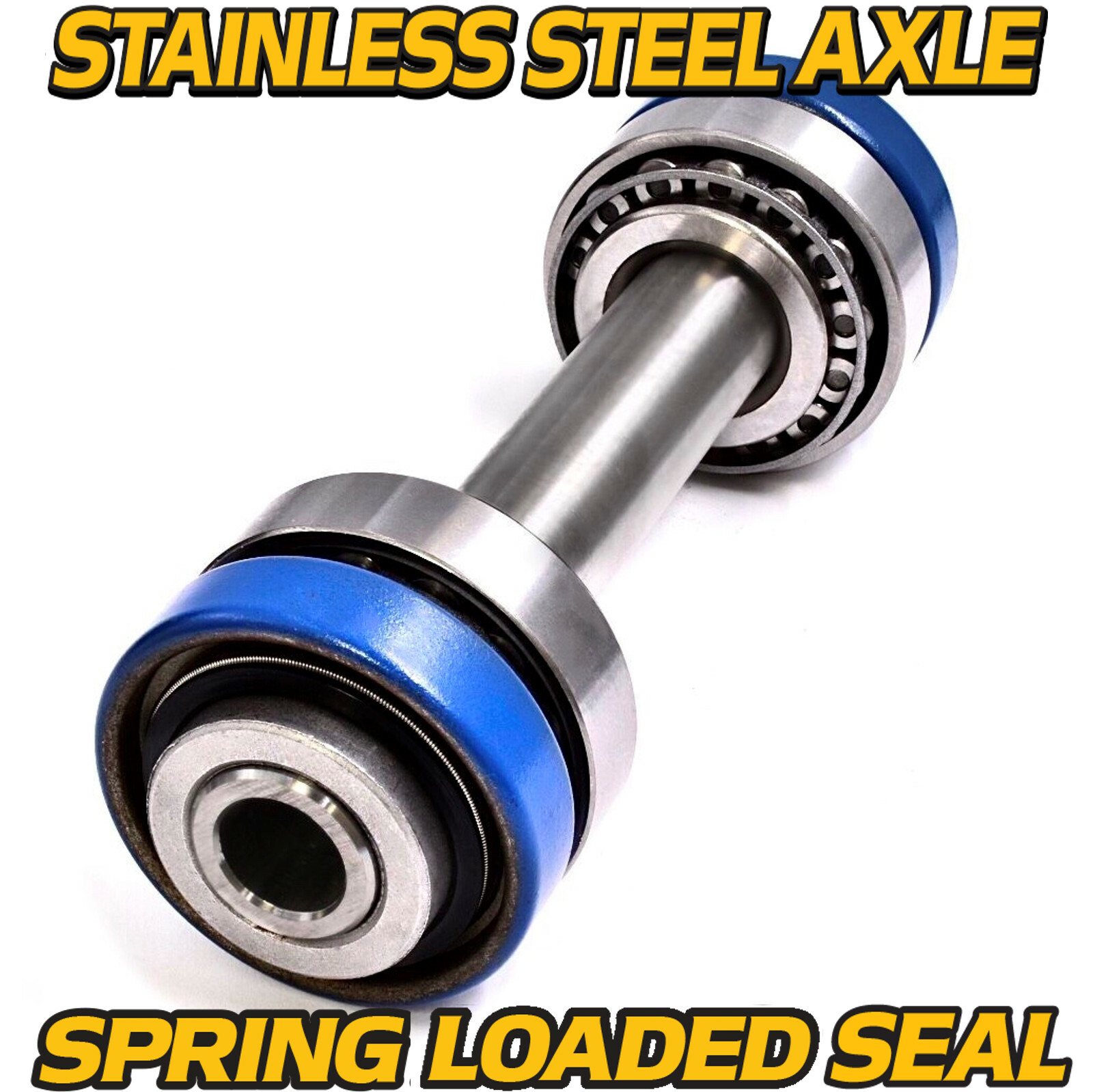 (2 Kits) Stainless Axle & Bearing Rebuild Kit for Scag 43583 482621 482622 43584