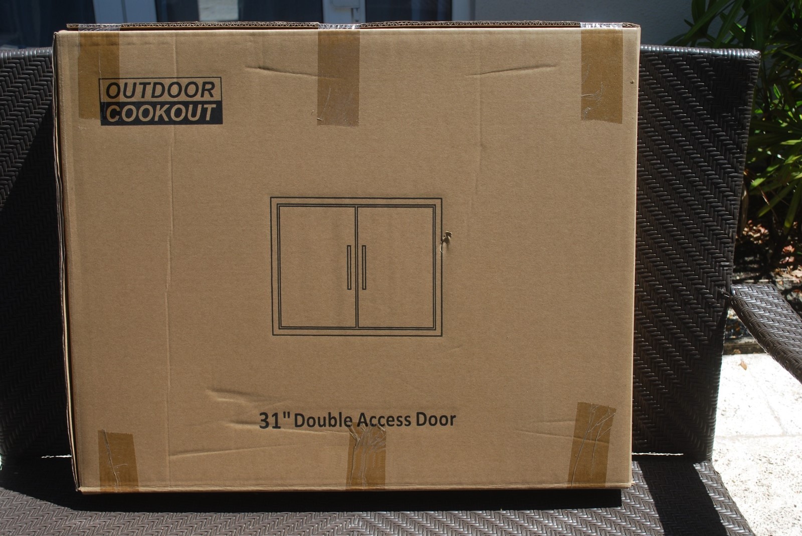 26″ DOUBLE WALLED ACCESS DOOR 16 GAUGE OUTDOOR BBQ 304 STAINLESS STEEL BEST QUAL