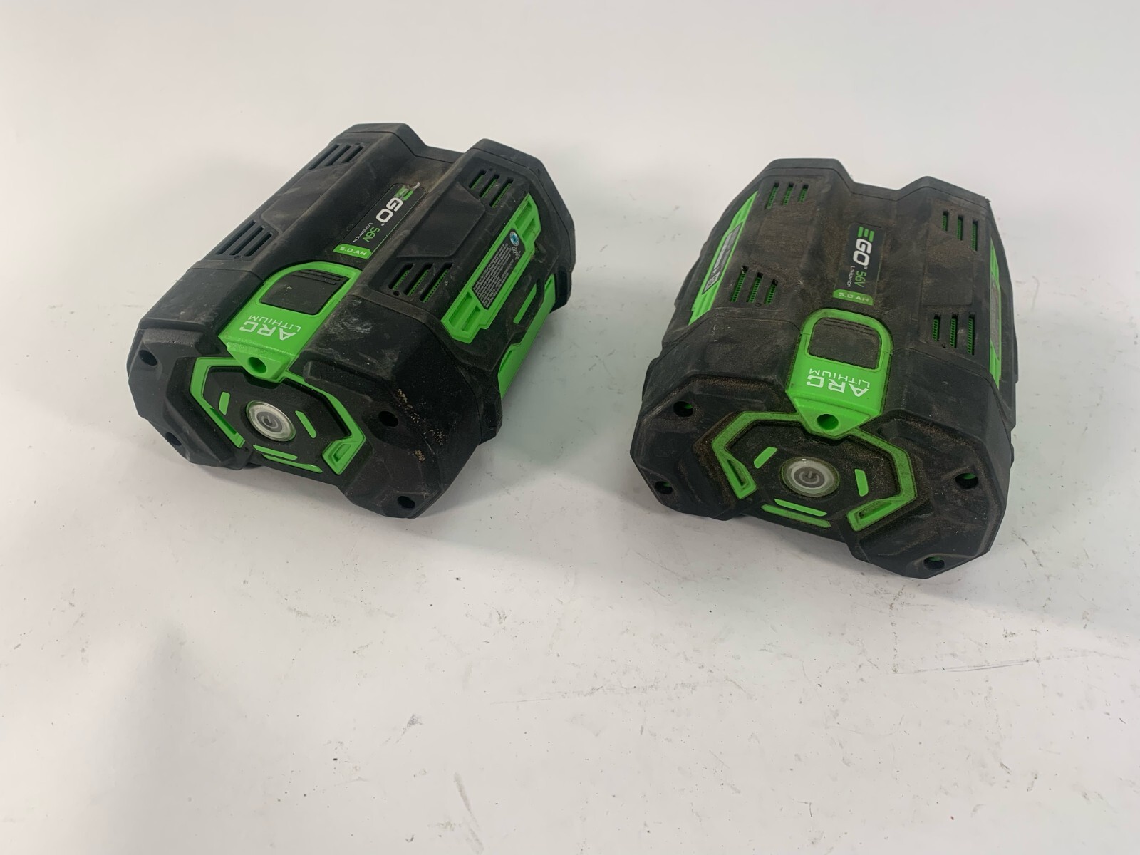 EGO BA2800 56V Lithium Ion ARC 5.0 AH Battery PARTS ONLY 2 Pack