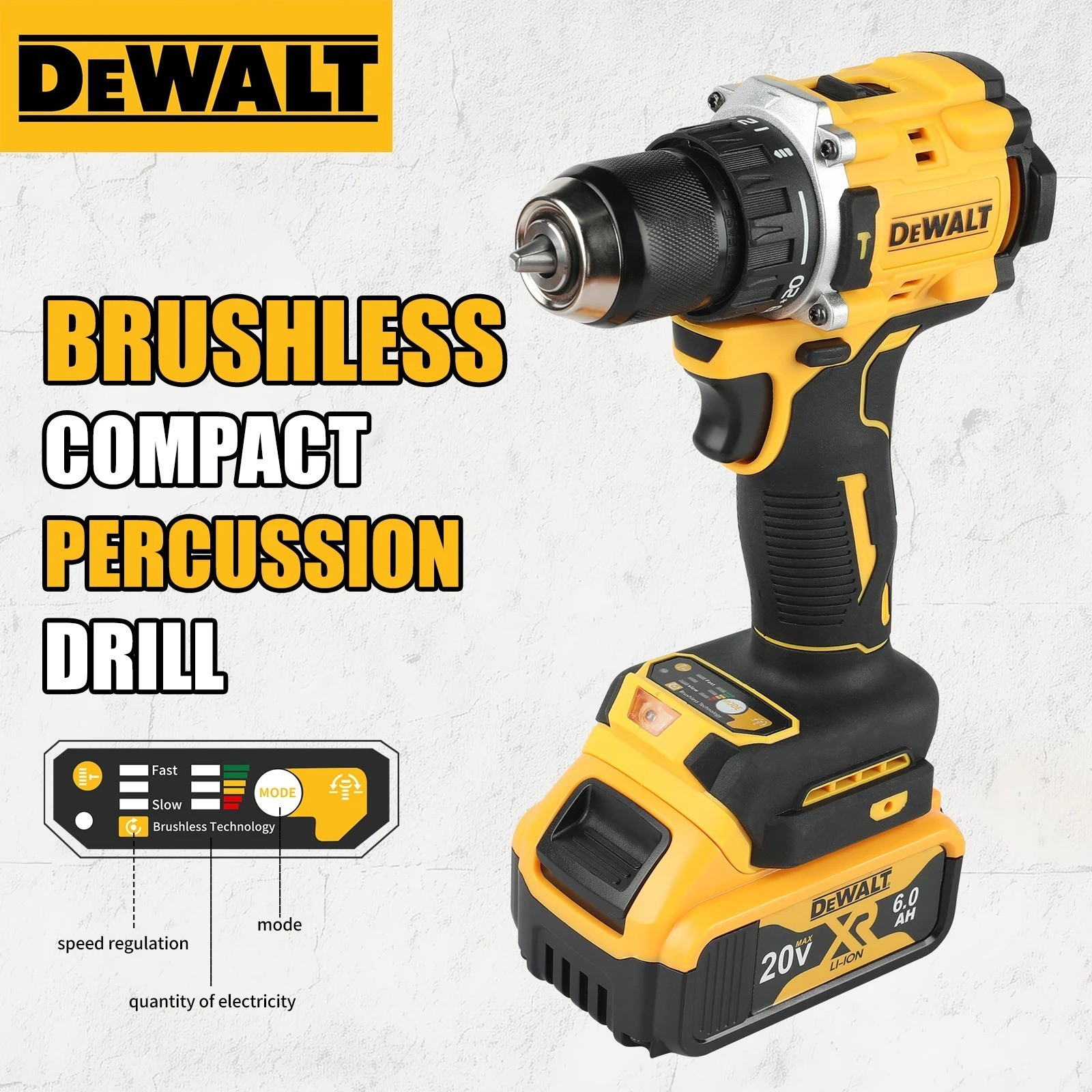 DEWALT DCD805 20V – MAX Power Brushless Cordless Impact Drill Driver – Tool Only