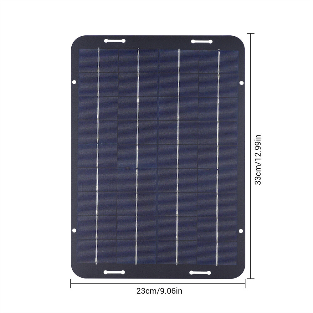 60W Solar Panel 12V Trickle Charger Battery Charger Kit Maintainer Boat Car RV
