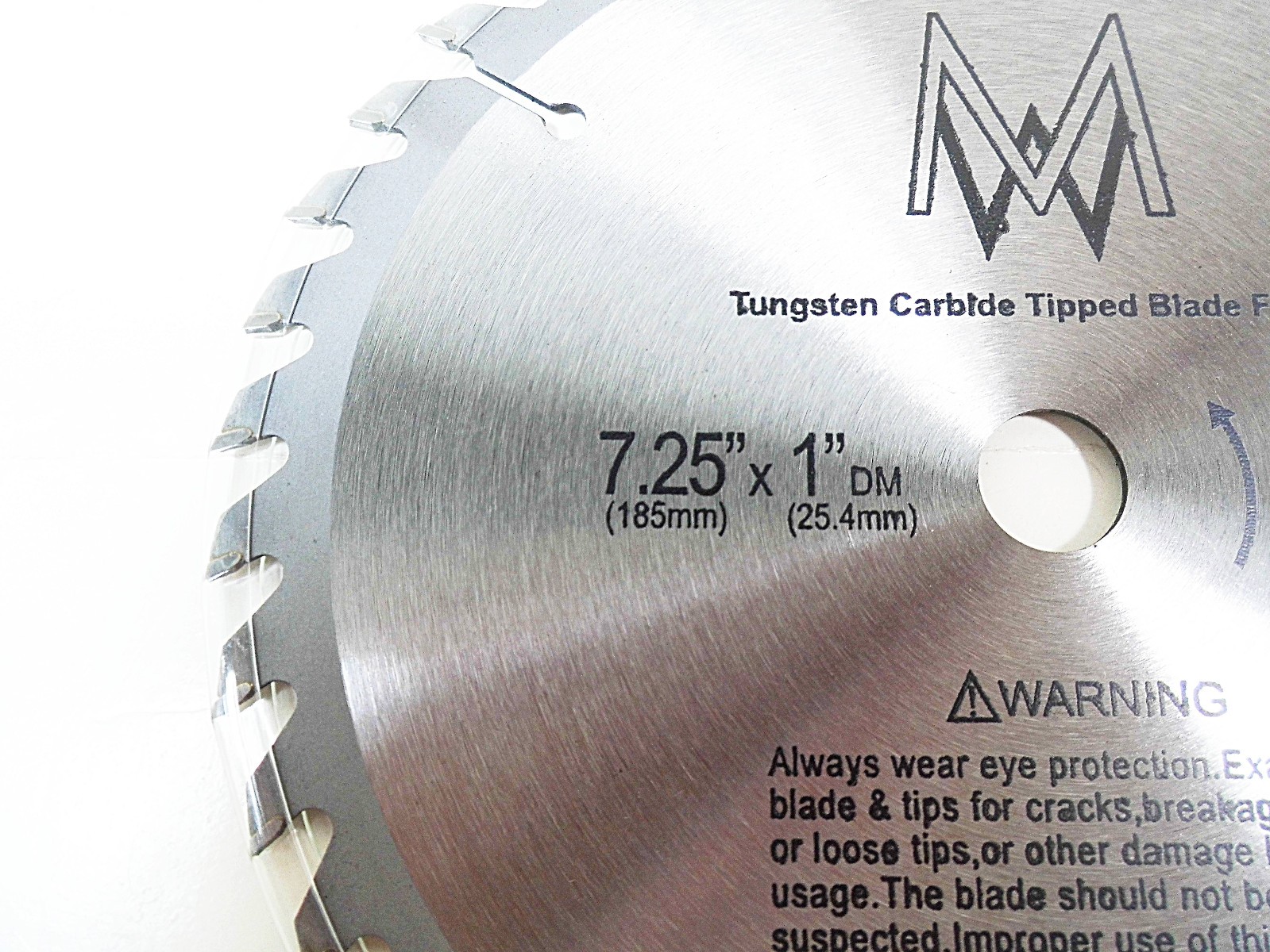 Carbide Tip Circular Saw Blade 7-1/4″ Tungsten Steel 40 Teeth 8000 RPM for Wood