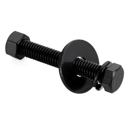 OD Flat Fender Washers, 304 Stainless Steel Finish, 50 PCS M8 x 23.5mm Black