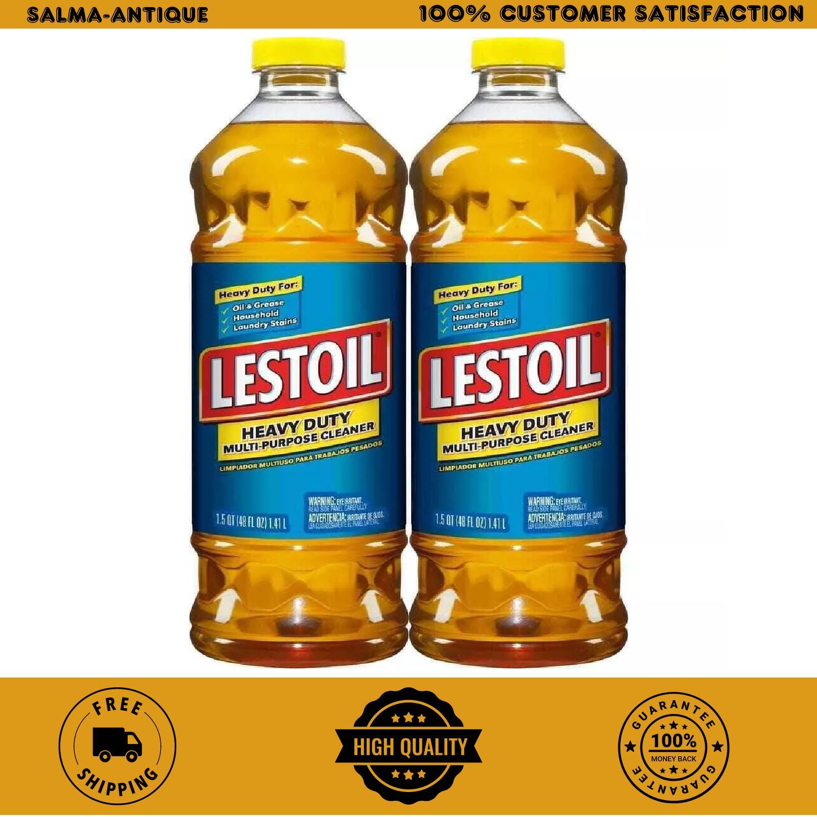 Lestoil 48 Oz Heavy-Duty Concentrated Multi-Purpose Cleaner , 2 Pack