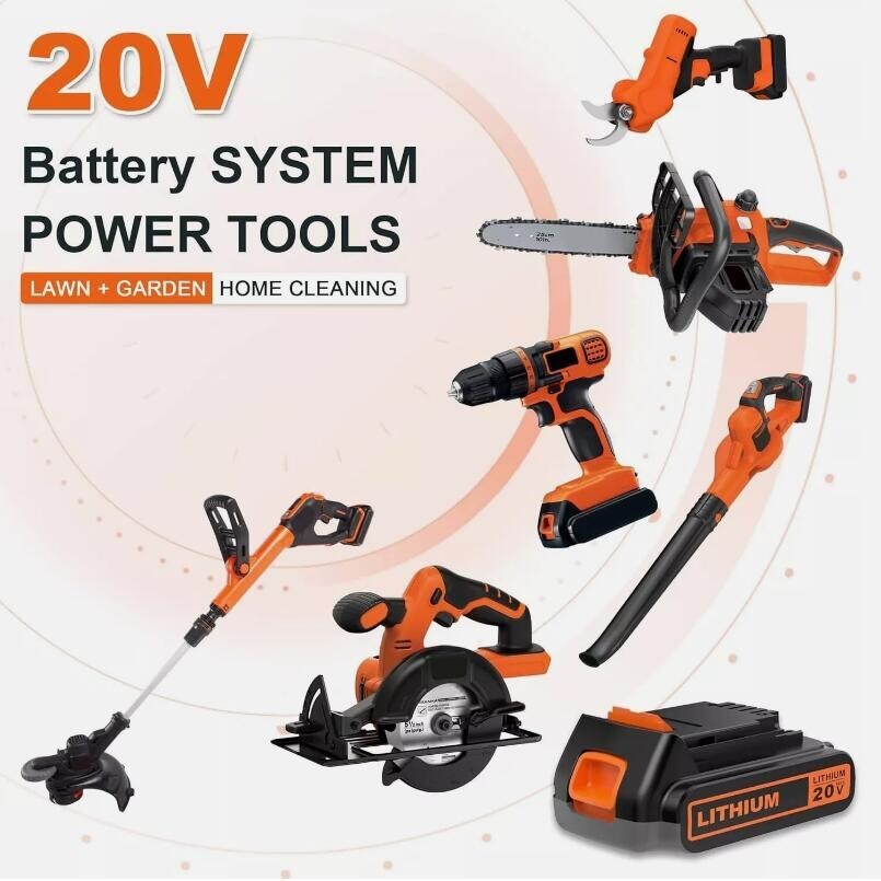 2PACK 20V Lithium-ion 2.0Ah Battery for BLACK DECKER LBXR20 LBXR2520 LBXR2020