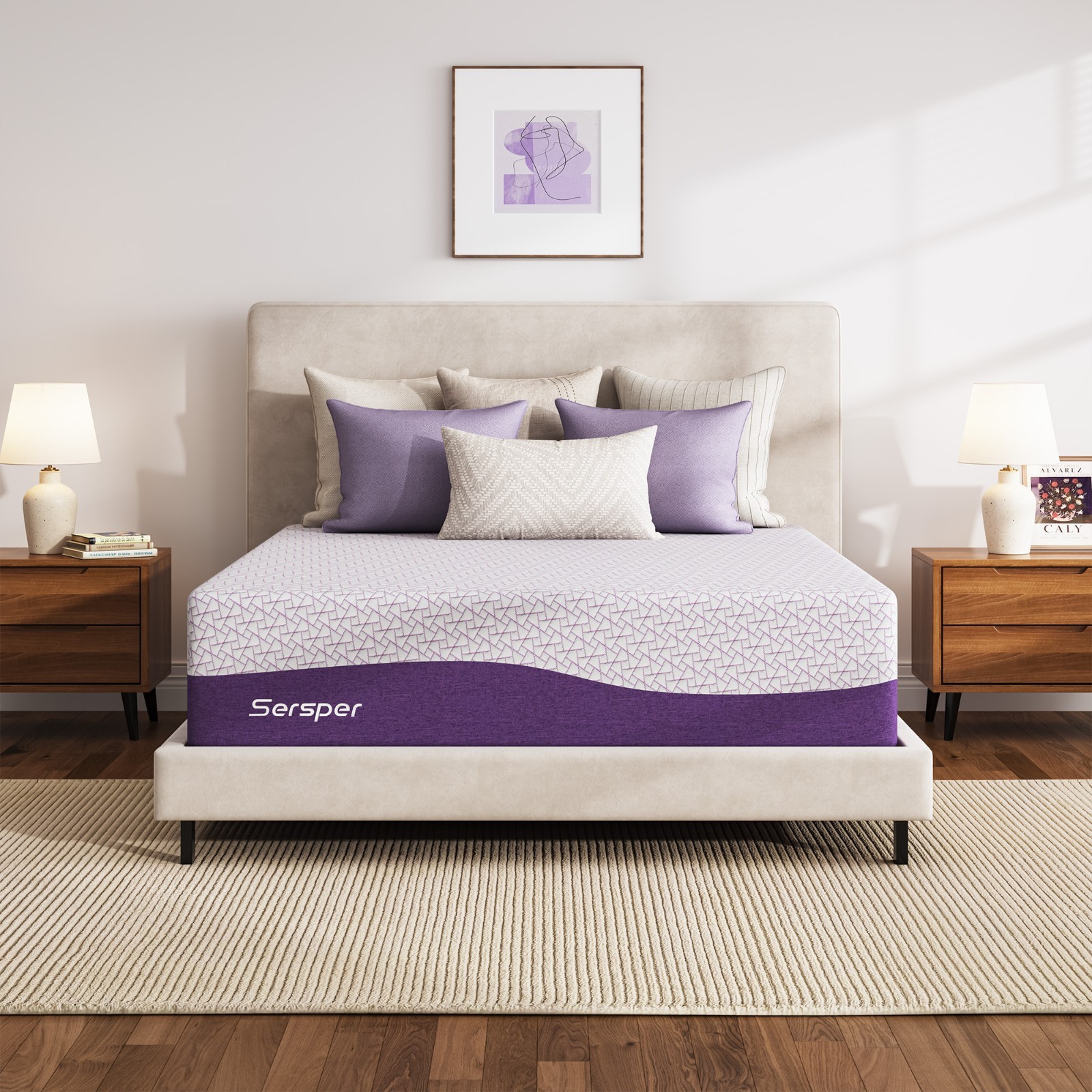 8/10/12/14Inch Gel Infused Memory Foam Twin XL Full Queen King Mattress in a Box