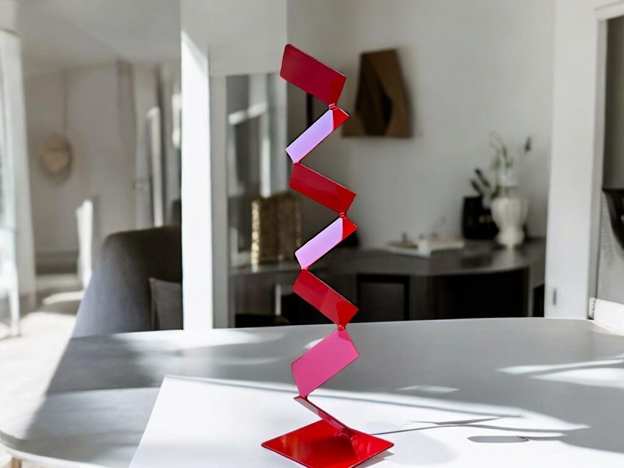 Modern Metal Garden Sculpture Art – Indoor Outdoor Sculpture – Abstract Decor