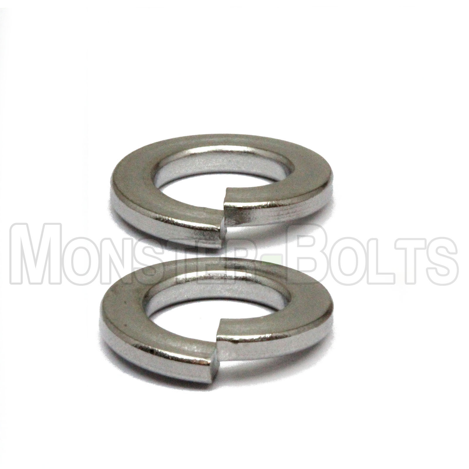Regular Split Lock Washer, Zinc Plated Steel #4 #6 #8 #10 1/4″ 5/16″ SAE US Inch