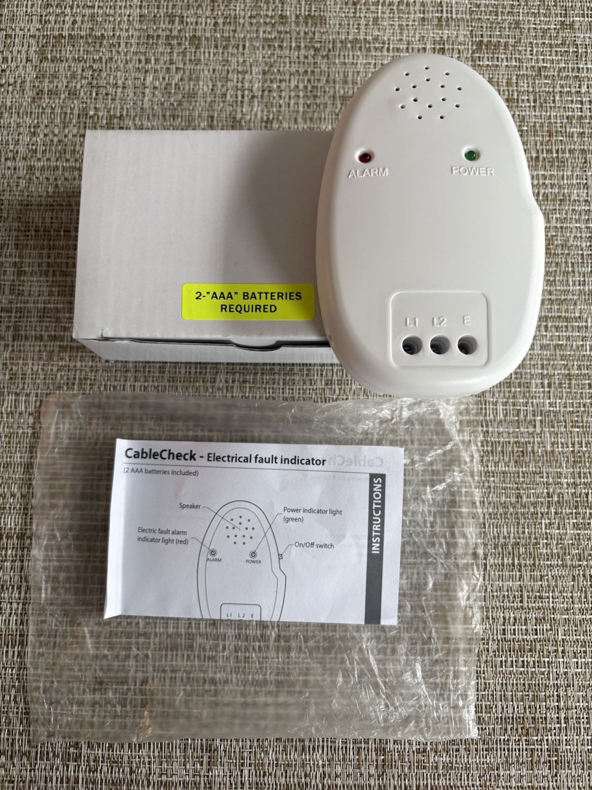 Insta alarm circuit monitor for electric floor heating installations. Brand new.