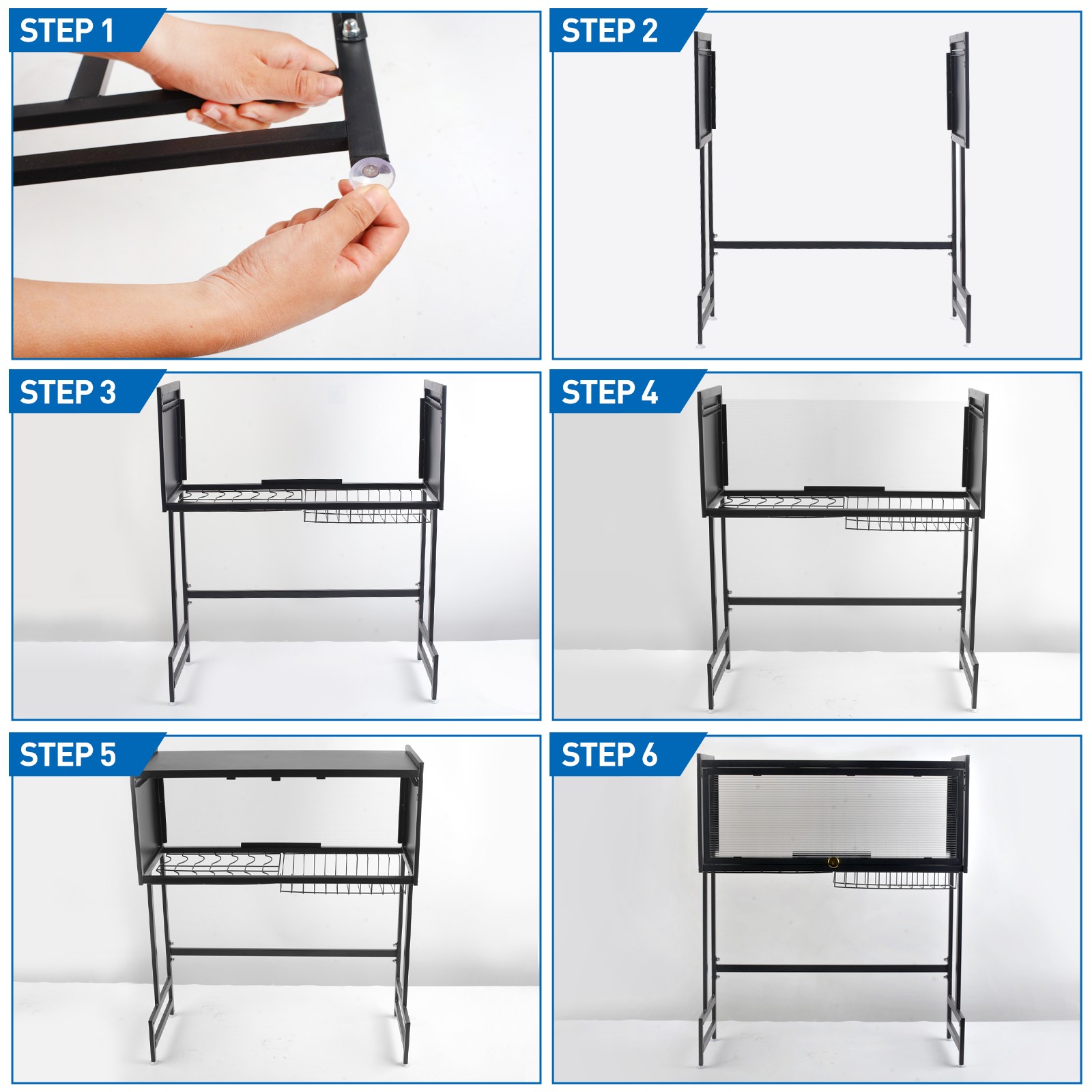 Dish Drying Rack Large Over The Sink Dish Drainer Drying Rack Kitchen Organizers