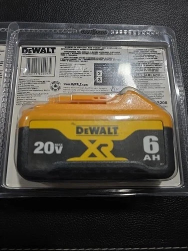 2X New Dewalt DCB206 20V Max XR 6.0Ah Lithium Ion Batteries Li-ion US-seller