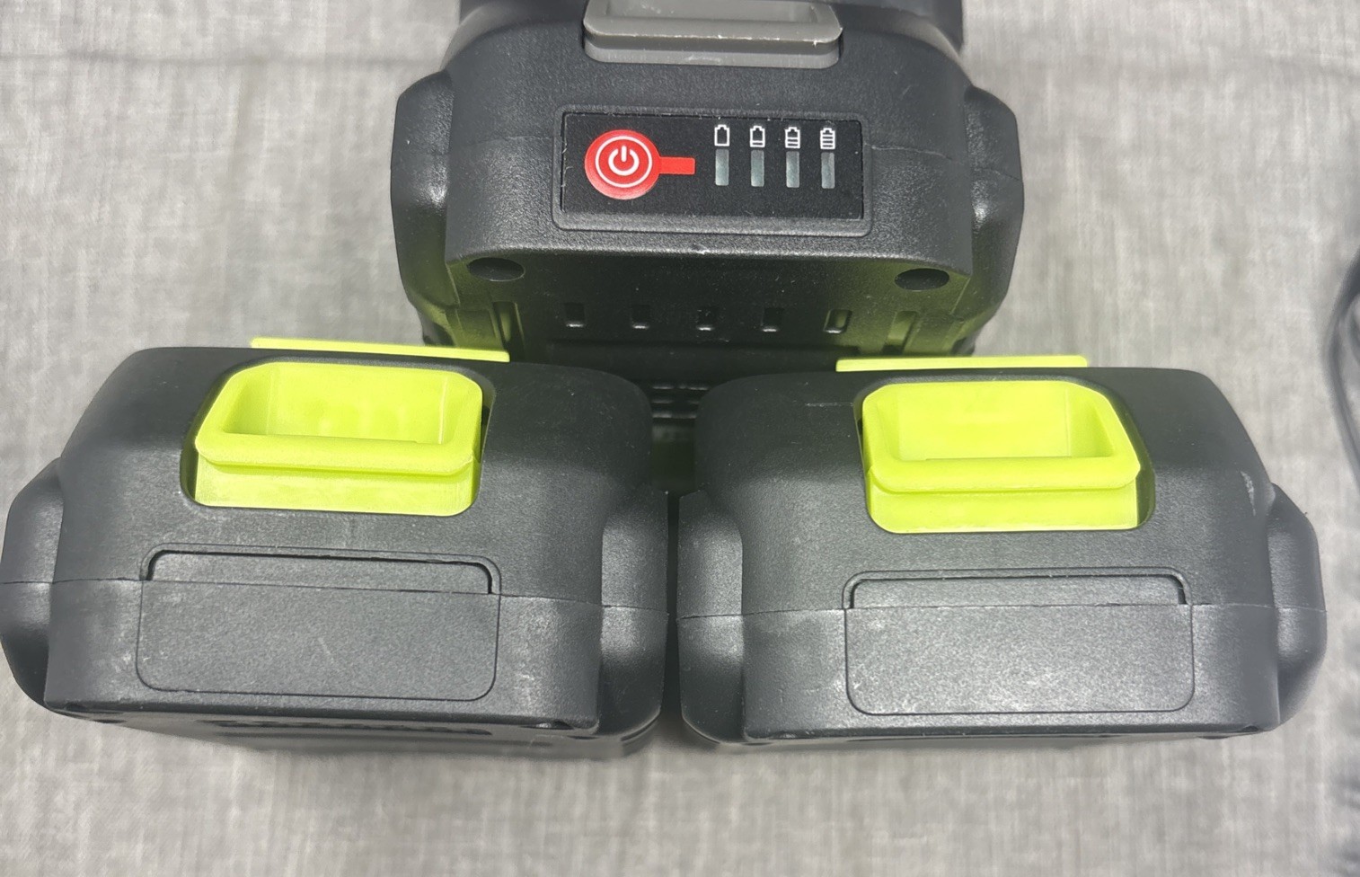 3-Pack Power Share 21V 2.0 Ah Battery Li-ion – Large Capacity