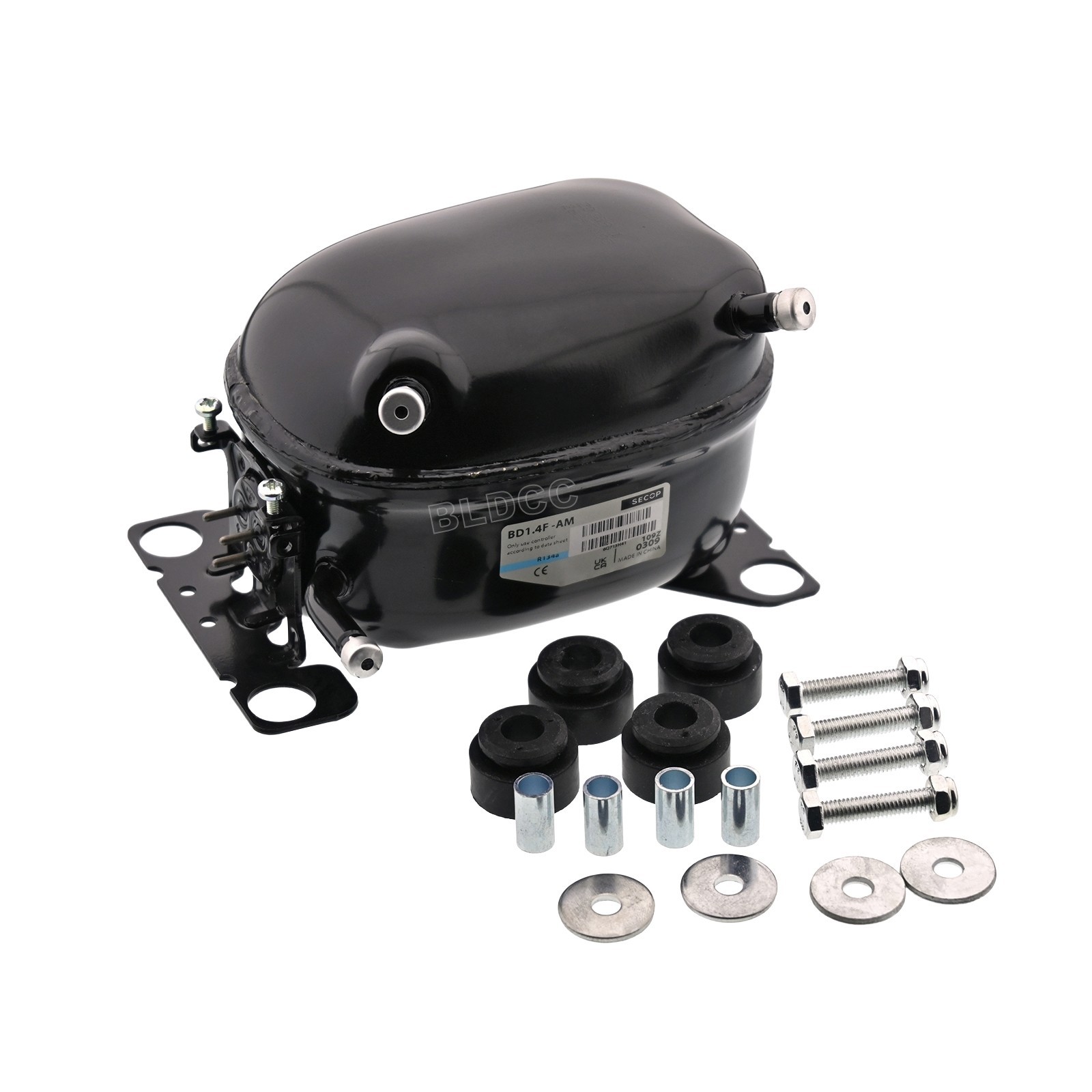 Car Refrigeration BD1.4F R134a Compressor W/ SECOP 101N2040 DC12V/24V Controller