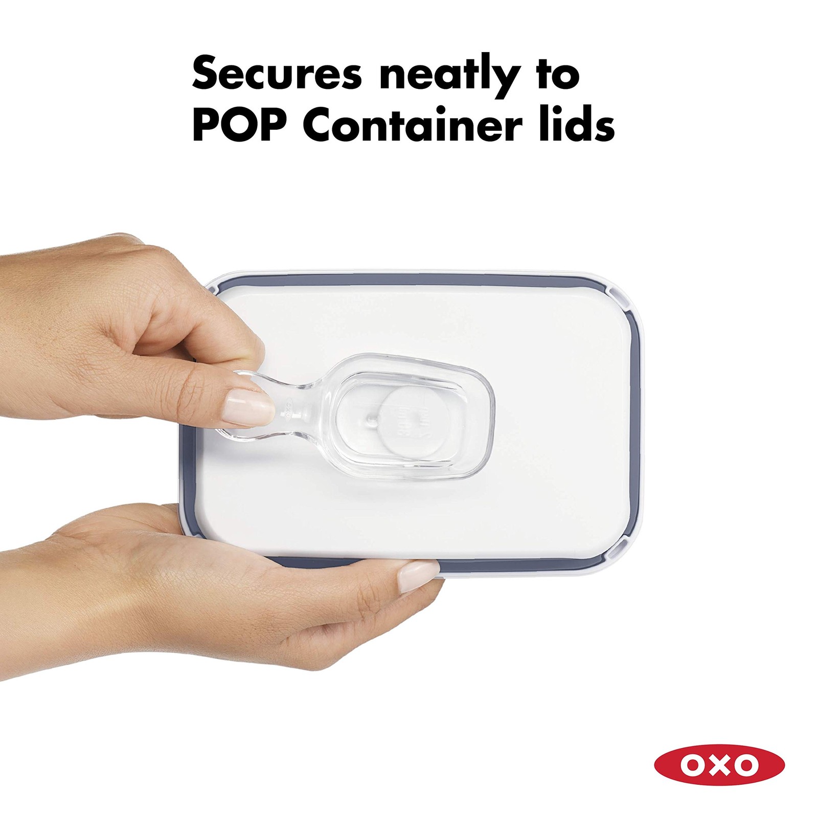 OXO POP Coffee Scoop | 2 T Capacity | BPA Free | Dishwasher Safe | 1.7 Qt | 1 lb