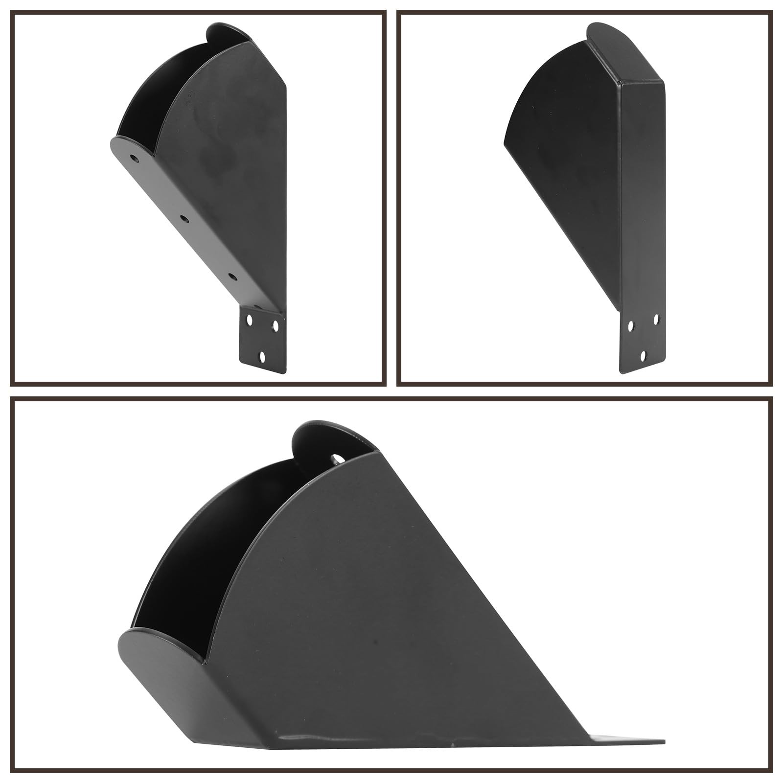 4 PCS 45-Degree Angle Pergola Brackets for 2×4 Wood Posts Heavy Duty Brace