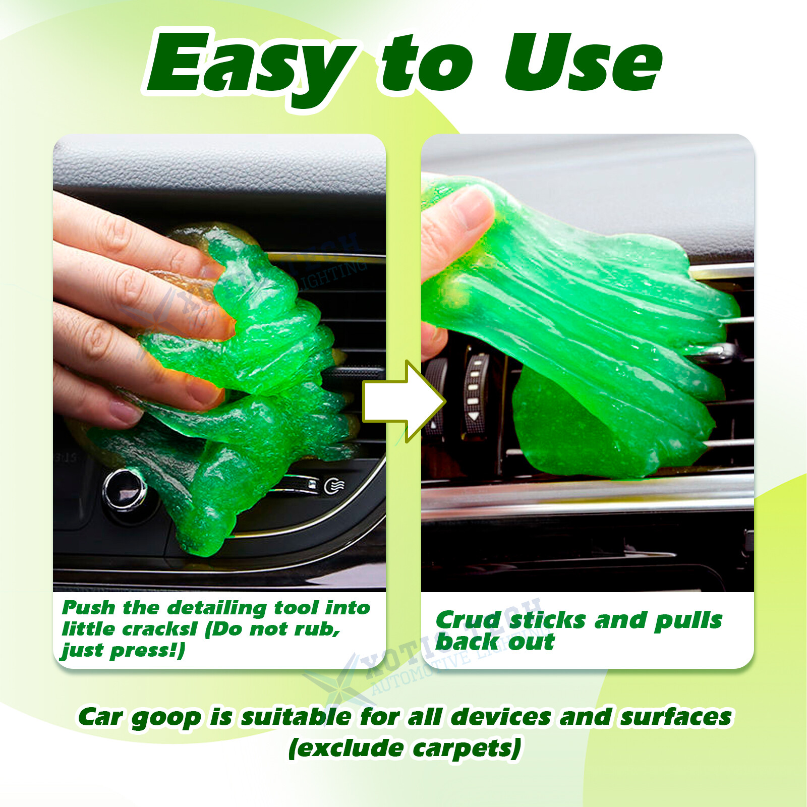 Reusable Cleaning Gel Universal Dust Cleaner Slime Pc Keyboard Car Auto Dusting