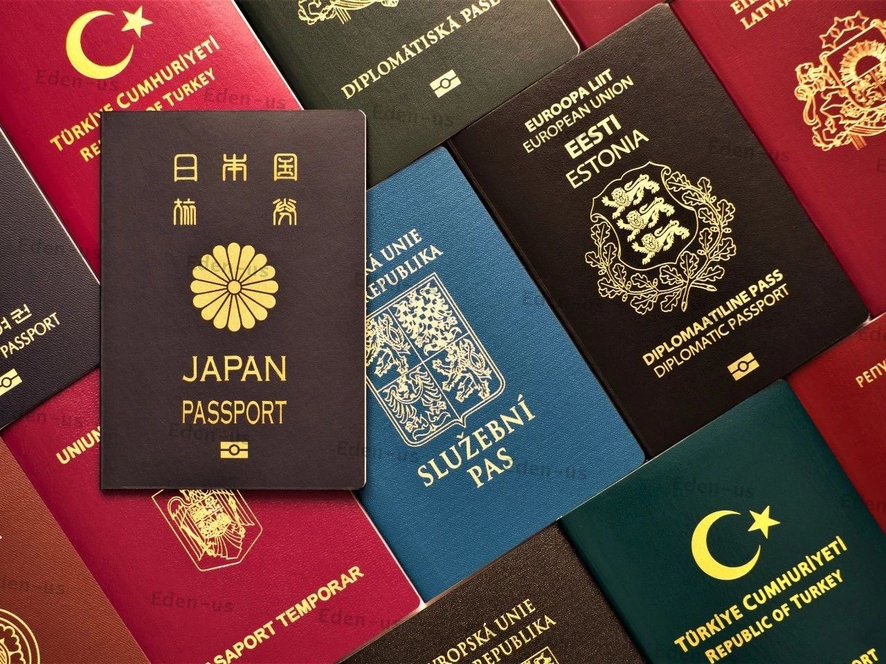 46 Countries Passport Notebook Movie Props Student Imitation Travelling Diary
