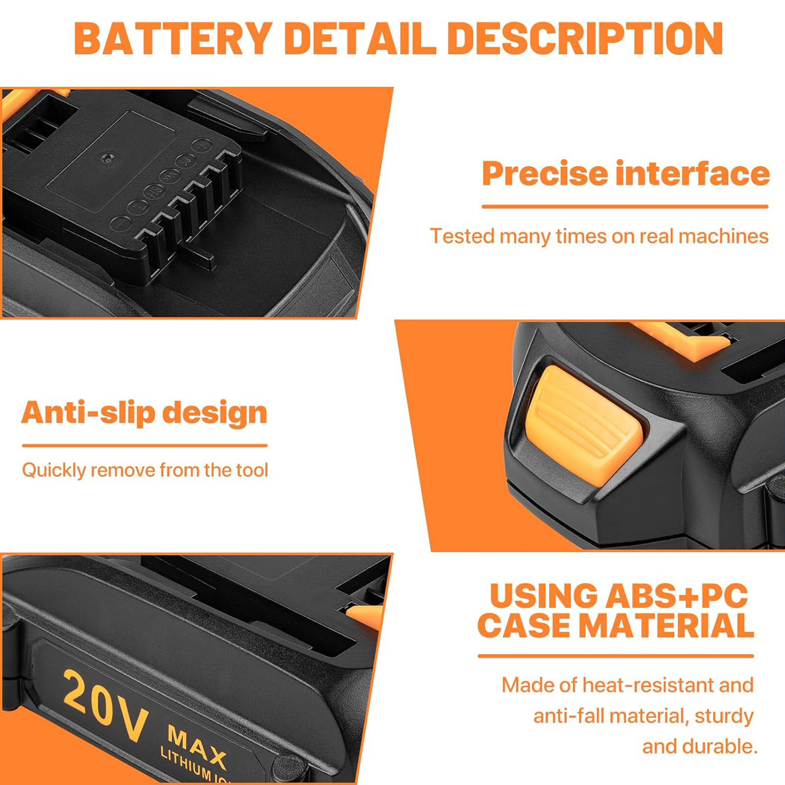 2 Pack 3.5Ah Replacement for Worx 20V PowerShare Lithium-ion Battery WA3575