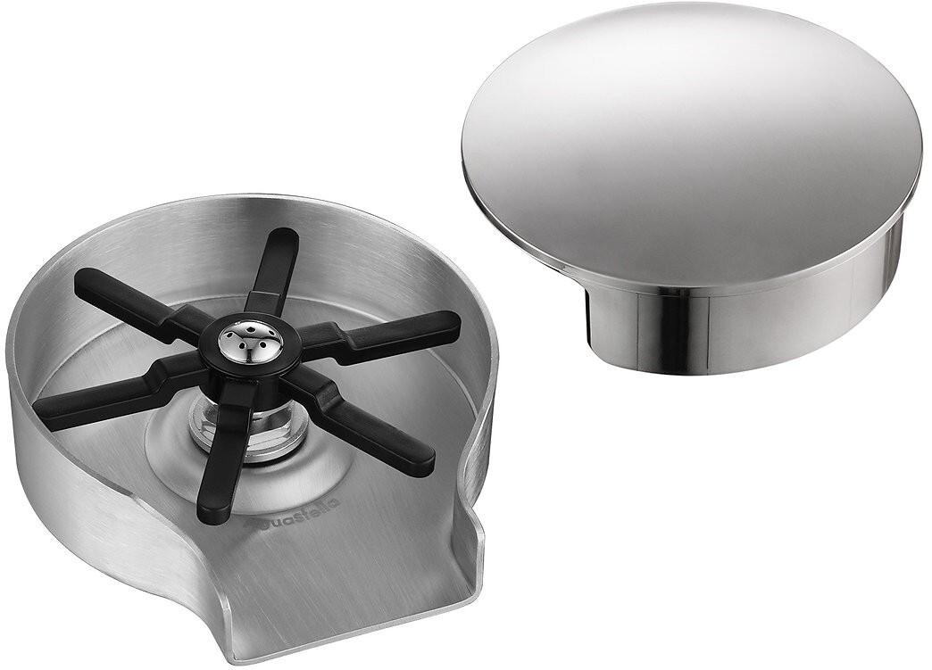 AguaStella ASR01SS Stainless Steel Glass Rinser Cleaner