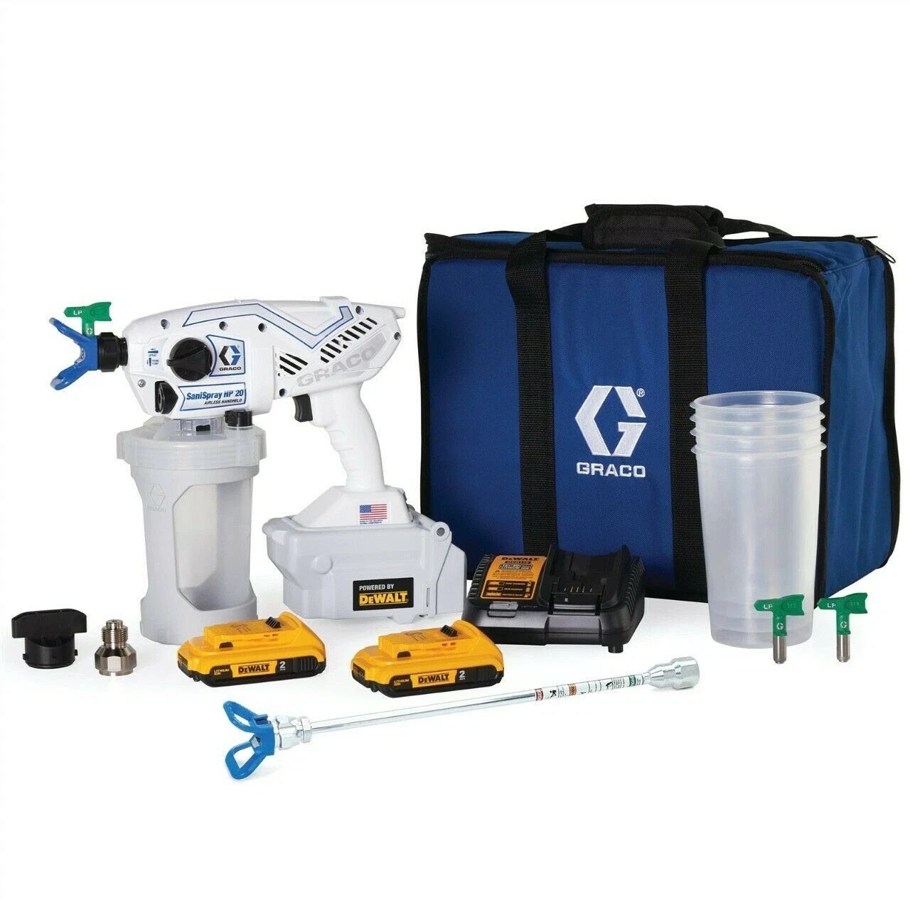 Graco SaniSpray HP20 42oz Hand Held Battery Airless Disinfect Sprayer painter