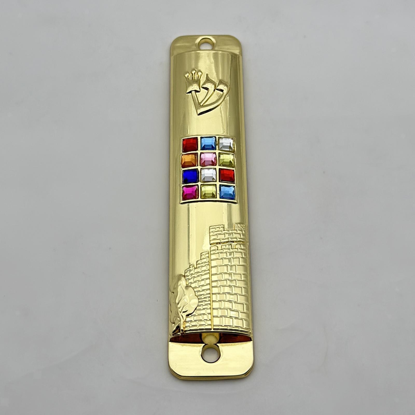 Door Mezuzah (4.17inch Length) Religious Outside Modern Zinc