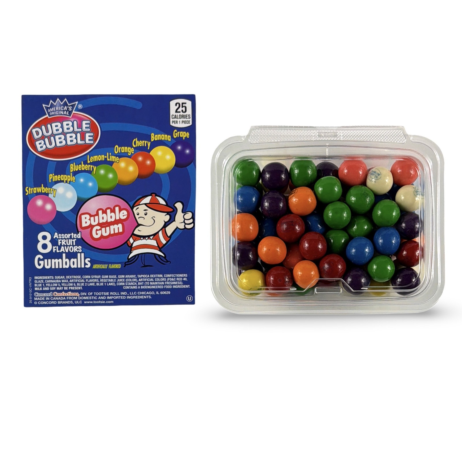 Dubble Bubble Gumball Tub – Classic & Filled Bubble Gum | Choose from 25+ Flavor