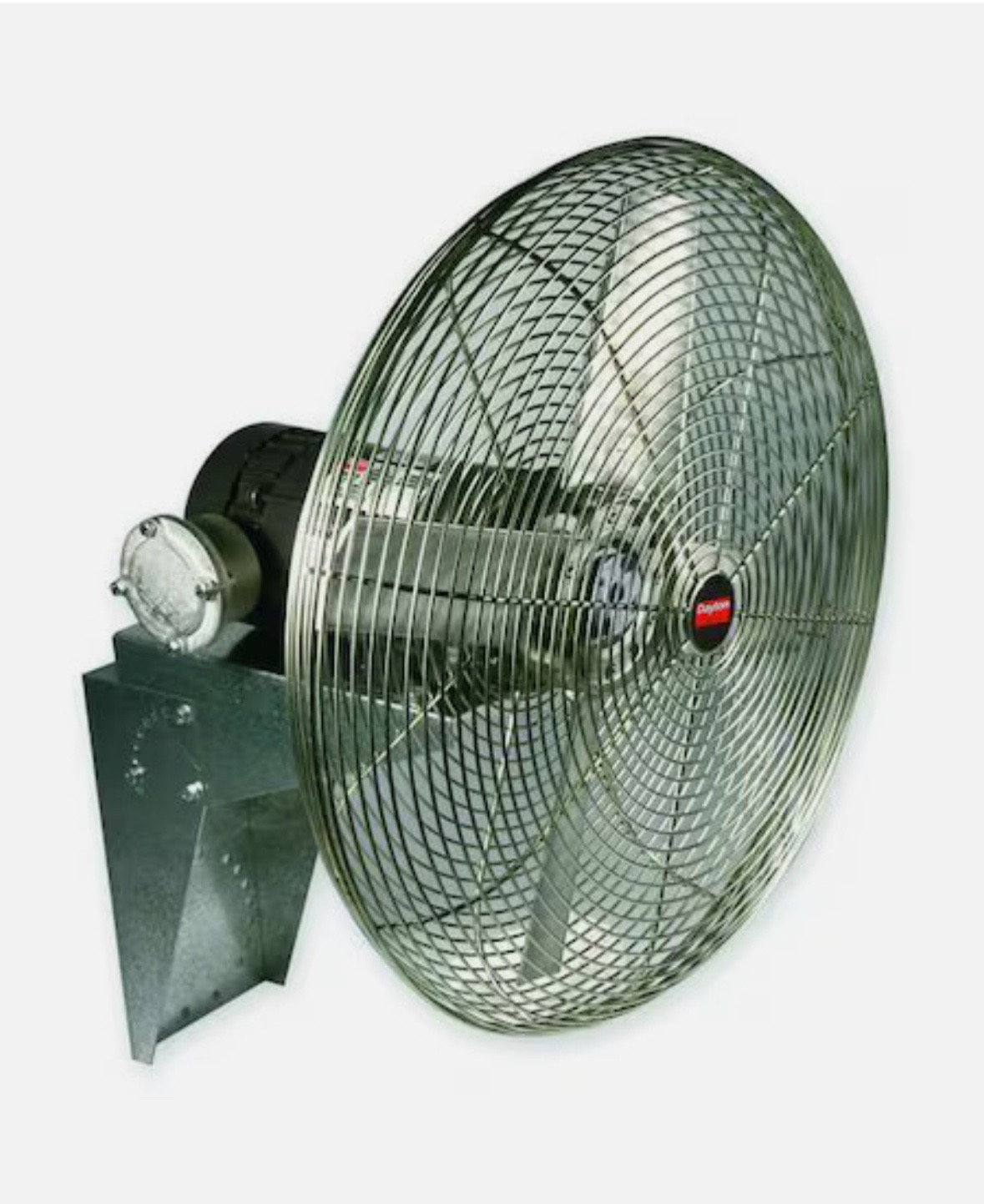 Dayton 1Vch1 Standard Duty Hazardous Location Industrial Fan, Wall Mount, 24 In
