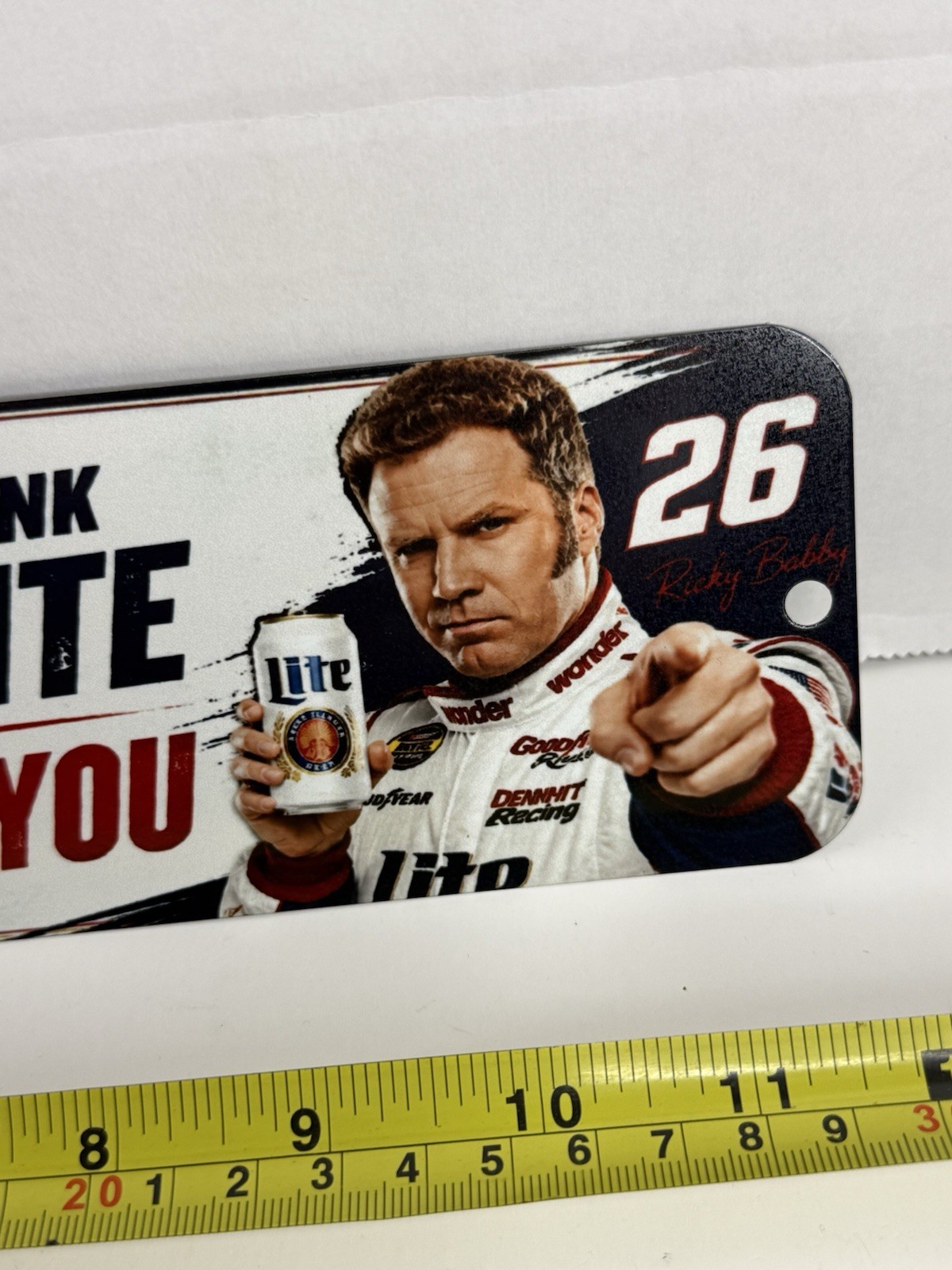 Miller Lite Ricky Bobby If You Don’t Drink Aluminum Sign shop Deck mancave