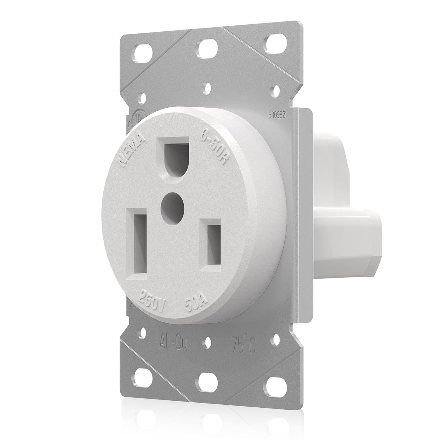 AIDA NEMA 6-50R Receptacle 50A 250V Female Outlet 50 Amp 250 Volts Heavy Duty In
