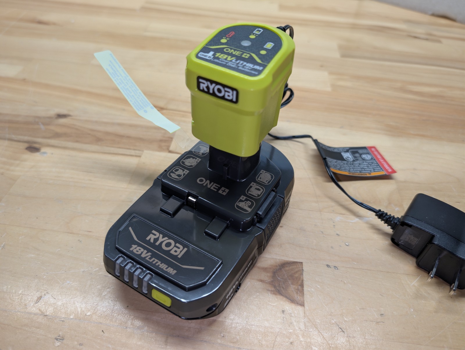 2025 Genuine OEM Ryobi ONE+ 18V 2AH Battery PBP006 & Charger P119 Starter Kit