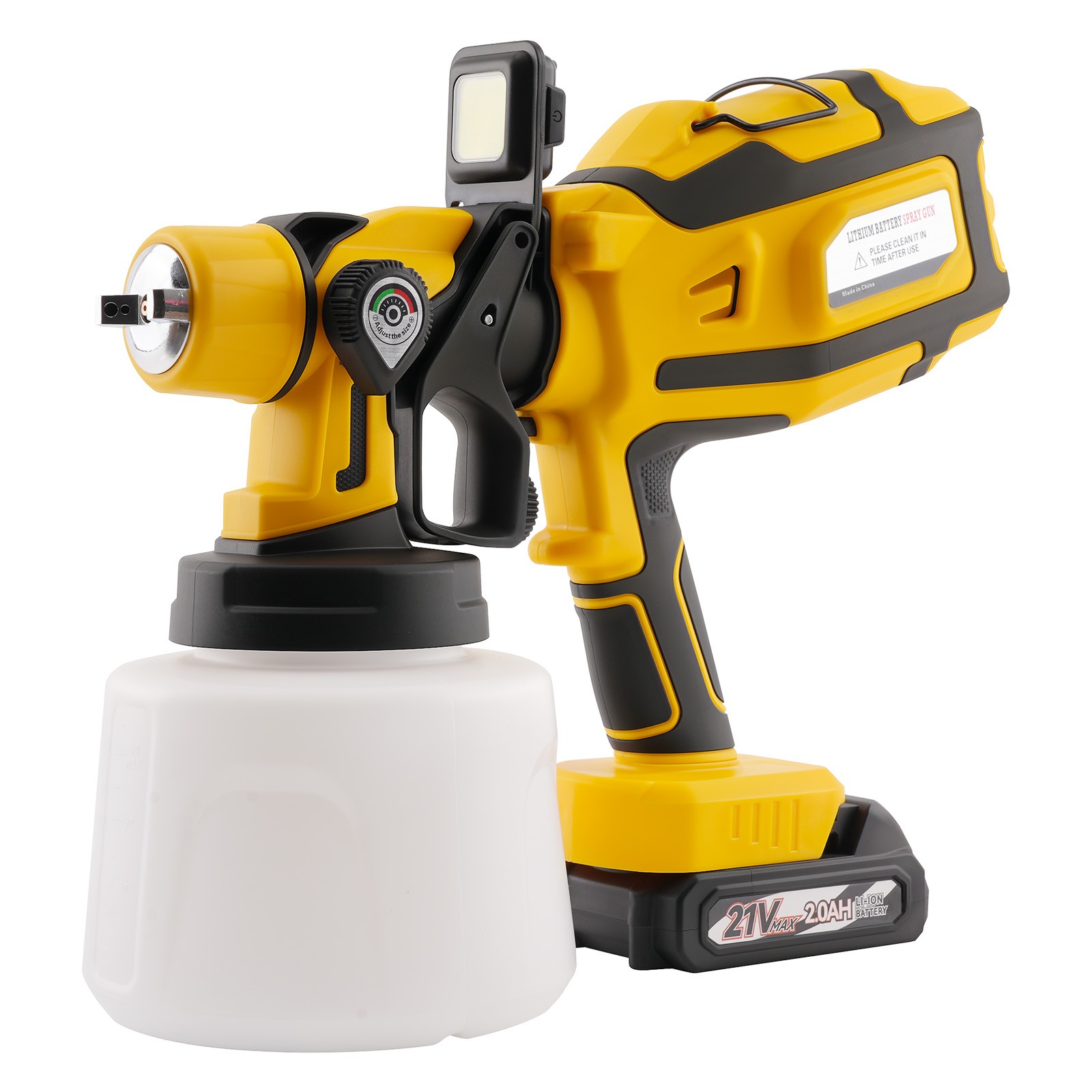 With 2 Batteries High Pressure Cordless Paint Sprayer Electric HVLP Spray Gun US