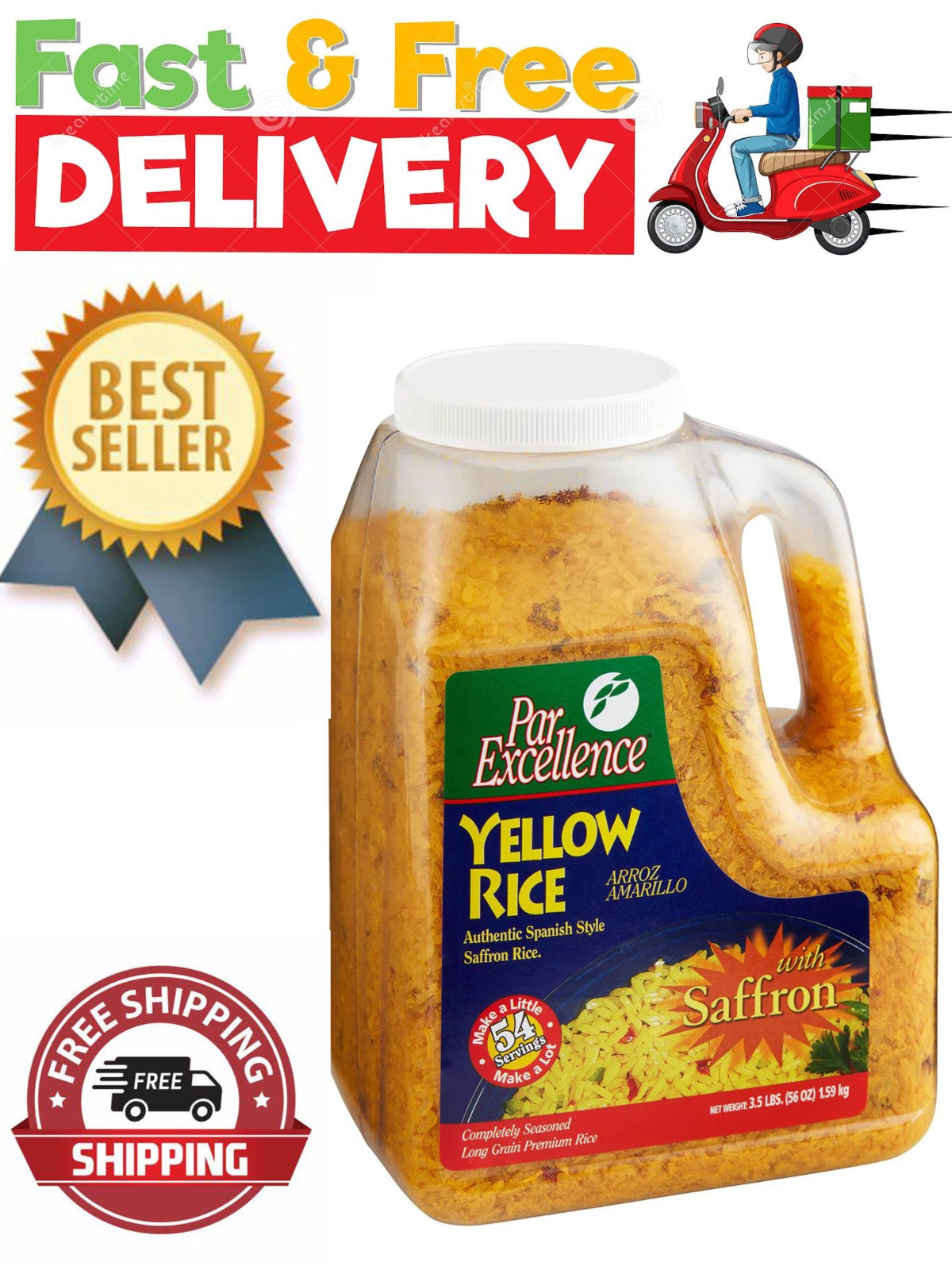 ParExcellence Yellow Rice {3.5 lbs.}