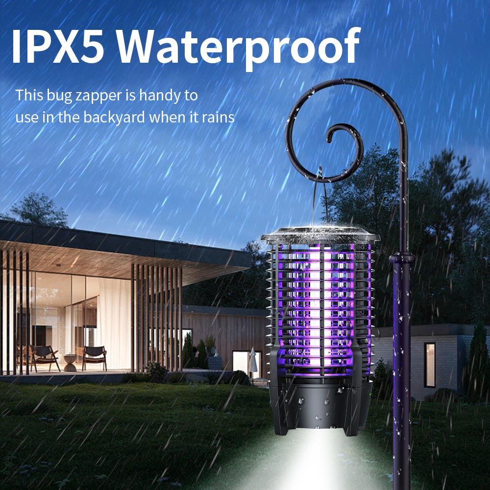 Electric Mosquito Insect Fly Bug Zapper Killer LED Light Trap Lamp Rechargeable