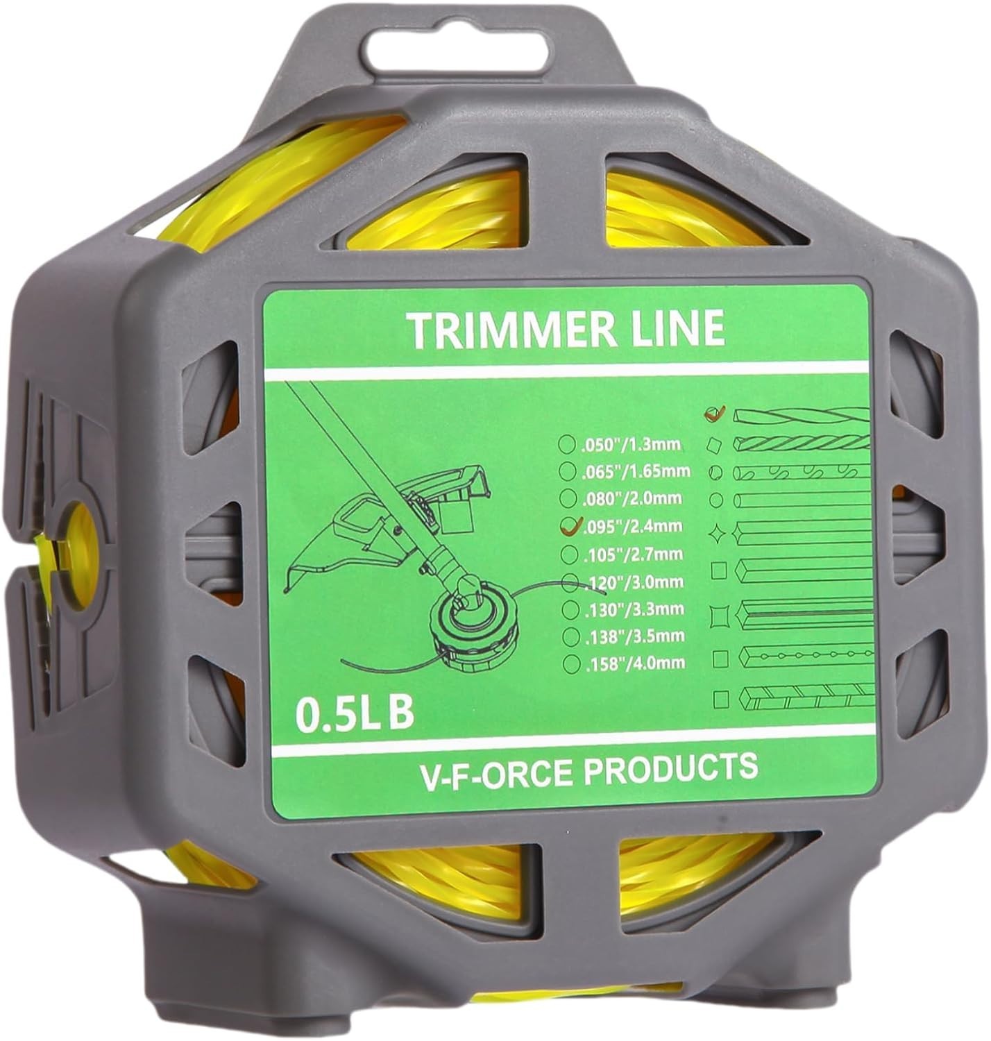 String Trimmer Line .095 0.5 LB Compatible with Ego String Trimmer 095 Weed E…