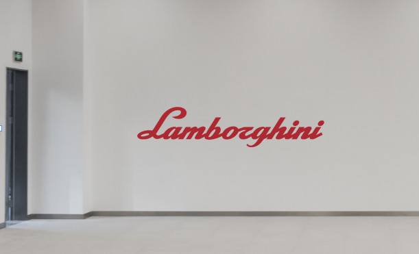 Lamborghini Garage, Game room, Bar Wall Art Decal Sticker, Design/Size/Colors