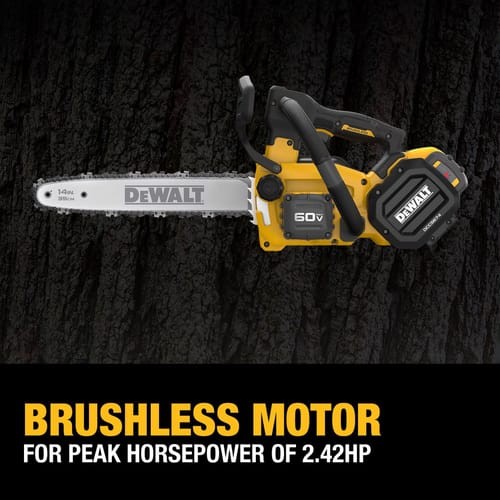 DEWALT 60V MAX 14 IN. 35 CC 60 V CHAINSAW KIT (BATTERY & – Scratch & Dent
